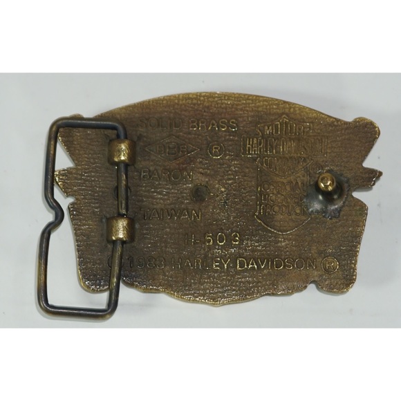 Harley-Davidson Made InThe USA Belt Buckle Vintage - Picture 4 of 8